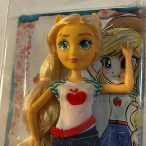 My Little Pony Doll with Yellow Hair and Red Apple Shirt